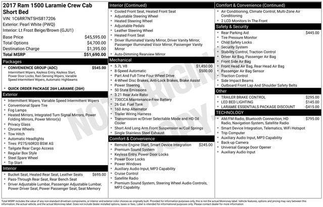 2017 RAM 1500 Laramie
