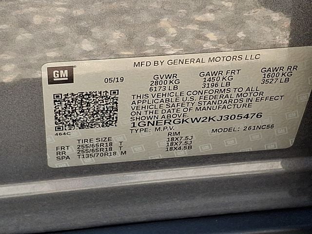 2019 Chevrolet Traverse LT Cloth w/1LT