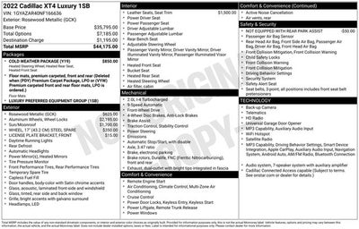 2022 Cadillac XT4 Luxury