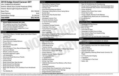 2018 Dodge Grand Caravan SXT