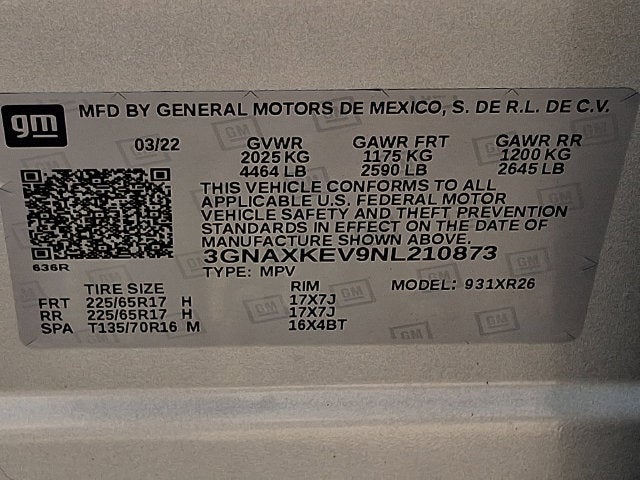 2022 Chevrolet Equinox LT