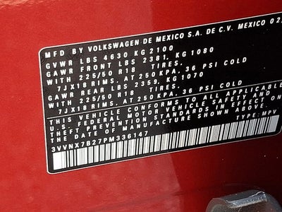 2023 Volkswagen Taos 1.5T SE