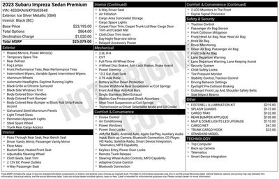 2023 Subaru Impreza Premium
