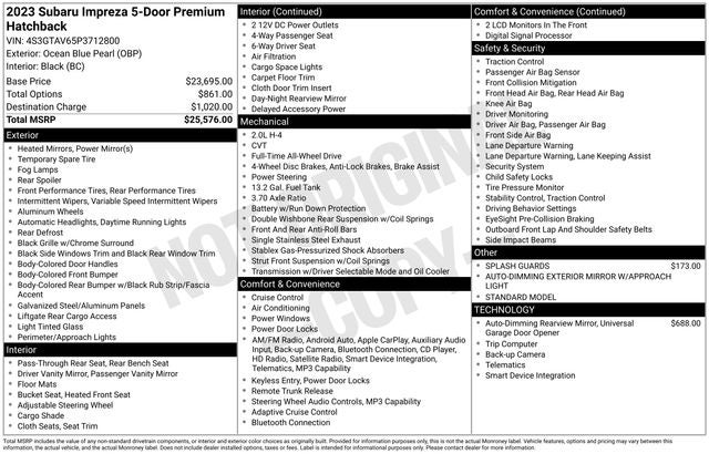 2023 Subaru Impreza Premium