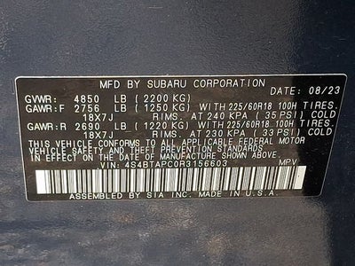 2024 Subaru Outback Touring