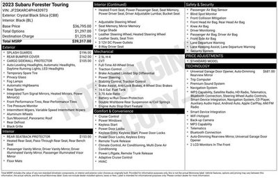 2023 Subaru Forester Touring