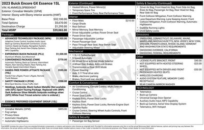 2023 Buick Encore GX Essence