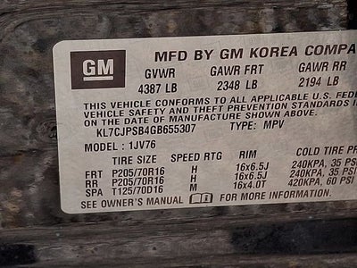 2016 Chevrolet Trax LT