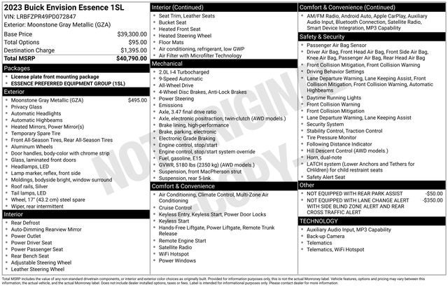 2023 Buick Envision Essence